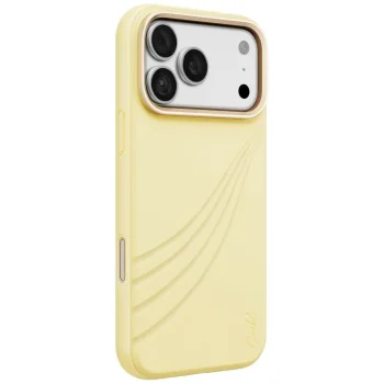 Dėklas Uniq Coehl Serina Magnetic Charging, iPhone 18 Pro Max / 17 Pro Max, geltonas
