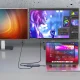 Wozinsky WHBC10Y4S 6-in-1 USB-C šakotuvas, aliumininis, pilkas