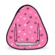 Children\'s play tent igloo shape with stars, pink