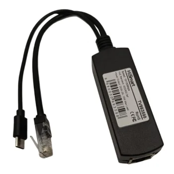 PoE šakotuvas į USB-C kabelis 100M 5V 2A