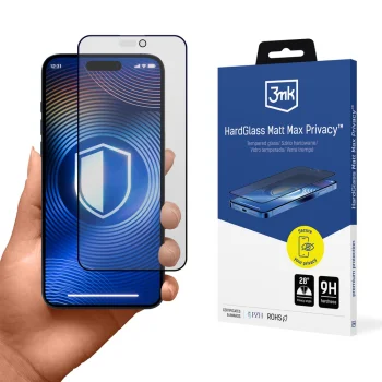 3mk HardGlass Matt Max Privacy apsauginis stiklas Apple iPhone 14 Pro Max
