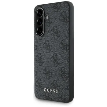 Guess 4G Metal Gold Logo Phone Case Cover Samsung Galaxy A36 - Black