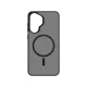 3mk Smoke MagCase dėklas telefonui Samsung Galaxy A37, pilkas pusiau skaidrus