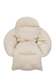 Luaro XXL Cushion for Stork Nest Hanging Swing, Ecru