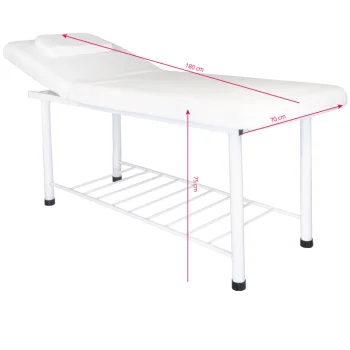 Masažo stalas Activeshop 812 Basic, baltas