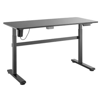 Ergo Office ER-434 Elektrinis reguliuojamo aukščio stalas, 140x60cm, pilkas