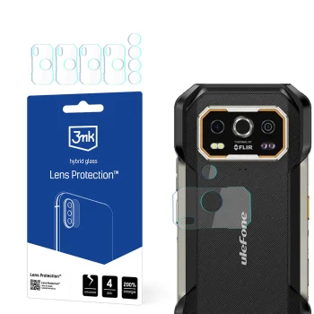 Kameros hibridinis apsauginis stiklas 3mk Lens Protection skirtas Ulefone Armor 27 Pro / 27T Pro