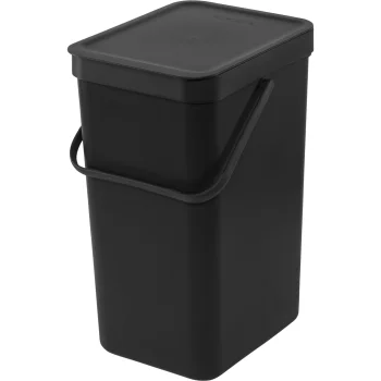 Šiukšliadėžė Brabantia Sort & Go 16 l, tamsiai pilka