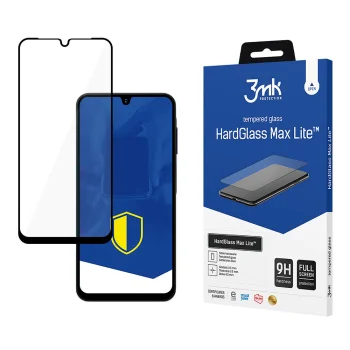 3mk HardGlass Max Lite apsauginis stiklas, skirtas Samsung Galaxy A16, Juodas