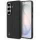 Mercedes-Benz Leather Laurel Leaves MagSafe dėklas Samsung Galaxy S26, juodas