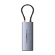 USB šakotuvas Baseus Metal Gleam Series II 6-in-1, juodas