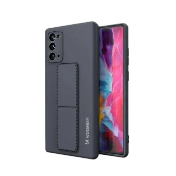 Dėklas Wozinsky Kickstand Case skirtas Samsung Galaxy Note 20 su stovu, tamsiai mėlynas