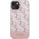 Guess GCube Stripes MagSafe dėklas skirtas iPhone 14 Plus, rožinis