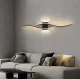 Black Wall Lamp 60cm, Neutral white light
