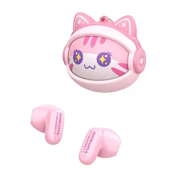 Belaidės ausinės ONIKUMA TX603 TWS, Bluetooth 5.4, rožinės