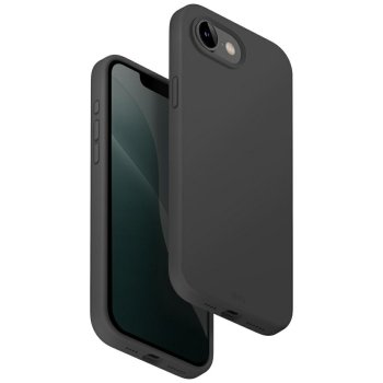 Uniq Lino Magclick dėklas, skirtas iPhone 16e, pilkas