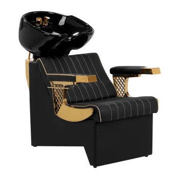 Gabbiano Marcus Barber Wash Unit Black and Gold