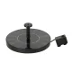 LUARO Solar Pond Fountain, Floating Garden Water Pump 16cm, Black