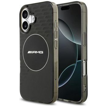 Mercedes AMG MagSafe dėklas telefonui iPhone 17, skaidrus / juodas