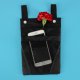 Bicycle / Scooter Handlebar Bag with Phone Pocket, Black