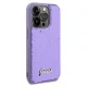 Guess dėklas iPhone 14 Pro Max telefonui Sequin Script Metal, violetinis