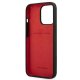 Ferrari dėklas iPhone 13 Pro Max telefonui, Silicone Collection, juodas