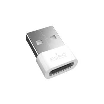 Puro USB-C to USB-A Adapter - White