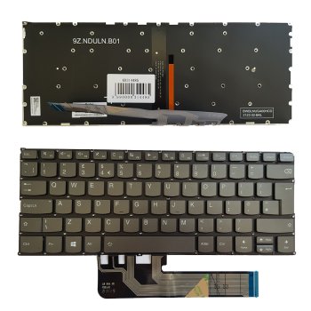Extra Digital Lenovo Yoga 730-13 / 730-15 klaviatūra su apšvietimu, UK, juoda