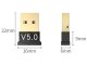 USB Bluetooth 5.0 adapteris, juodas