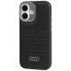 Audi GT dirbtinės odos dėklas iPhone 17 su MagSafe, juodas