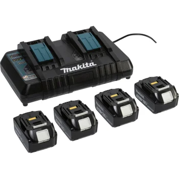 Makita 199485-6 akumuliatorių ir įkroviklio rinkinys (4x 18V 6.0Ah)