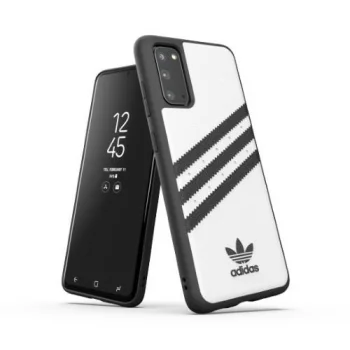 Adidas Samsung Galaxy S20 dėklas OR Moulded, juodas ir baltas