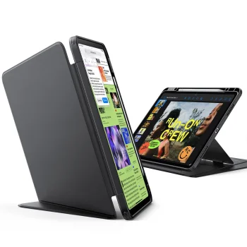 ESR Flip Hybrid atverčiamasis dėklas planšetei iPad Air 13", juodas