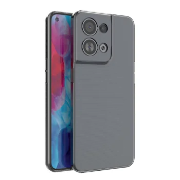 Dėklas Oppo Reno 8 Pro Ultra Clear 0.5mm, skaidrus