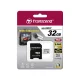 Atminties kortelė Transcend microSDHC 32GB Class 10 High Endurance su adapteriu