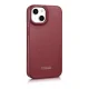 Odinis atverčiamasis dėklas iCarer iPhone 14 Plus su MagSafe, WMI14220715-RD, raudonas