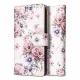 Tech-Protect Wallet atverčiamas dėklas Samsung Galaxy A55 5G, Pink Flowers