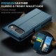 CASEME magnetinis odinis dėklas Google Pixel 9 / 9 Pro, mėlynas