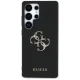 Guess Grained Big 4G Logo dėklas Samsung Galaxy S25 Ultra juodas