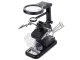 Helping Hand Magnifier with 10 LED Light & Soldering Iron Holder 25x