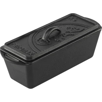 Petromax k4 Cast Iron Loaf Tin with Lid, Black