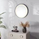 ModernHome apvalus LED vonios veidrodis, 60 cm, su nerasojimo funkcija