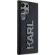 Karl Lagerfeld Samsung Galaxy S23 Ultra Case 3D Rubber Glitter Logo, Black