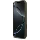 Guess Silicone Triangle Logo MagSafe dėklas iPhone 17 Pro Max, chaki