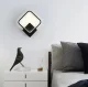 Sieninis LED šviestuvas 14W, juodas