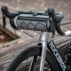 Neperšlampamas dviračio vairo krepšys Rockbros TL002 ROAD TO SKY 1.5L, pilkas