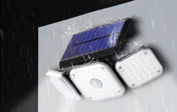 Superfire FF13-C Solar Lamp with Motion Sensor, 22W, 300lm