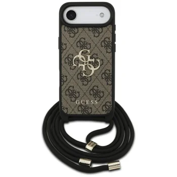 Guess iPhone Air Case 4G Big Logo Cord Strap Crossbody, Brown