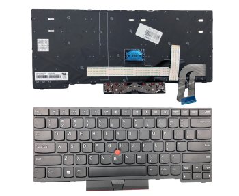Extra Digital Lenovo ThinkPad E480 L480 T480S T490 klaviatūra, juoda