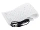 USB Silicone Keyboard, Silent, Waterproof, White